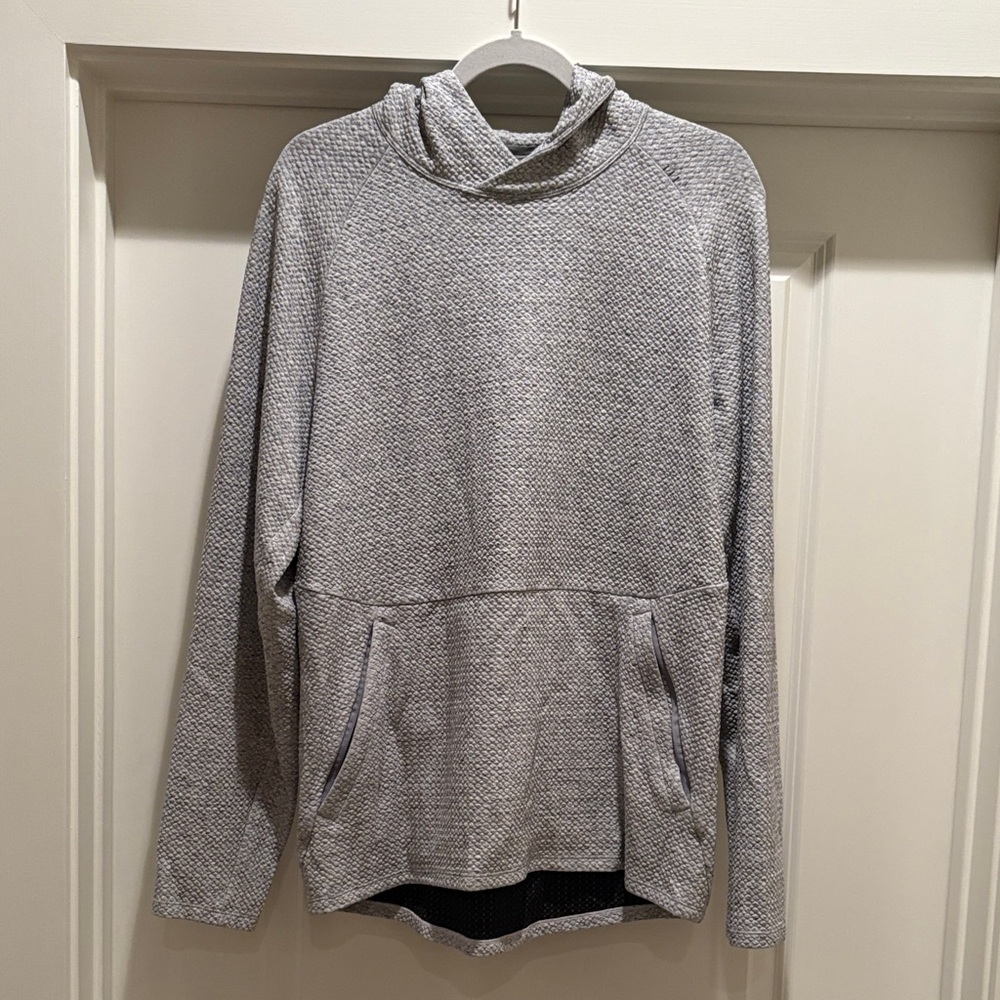 Lululemon Mens At Ease grey hoodie size L